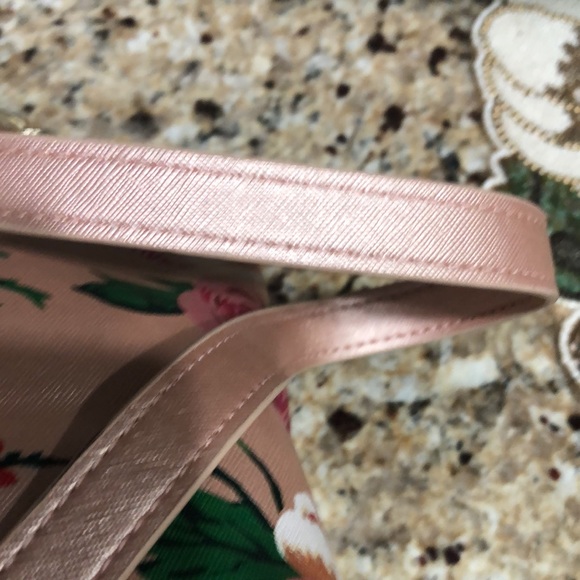 Betsey Johnson Floral Satchel Is Sweet, Features Crossbody Strap  | EUC - Picture 9 of 11